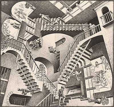 Maurits Cornelis Escher, Σχετικότητα